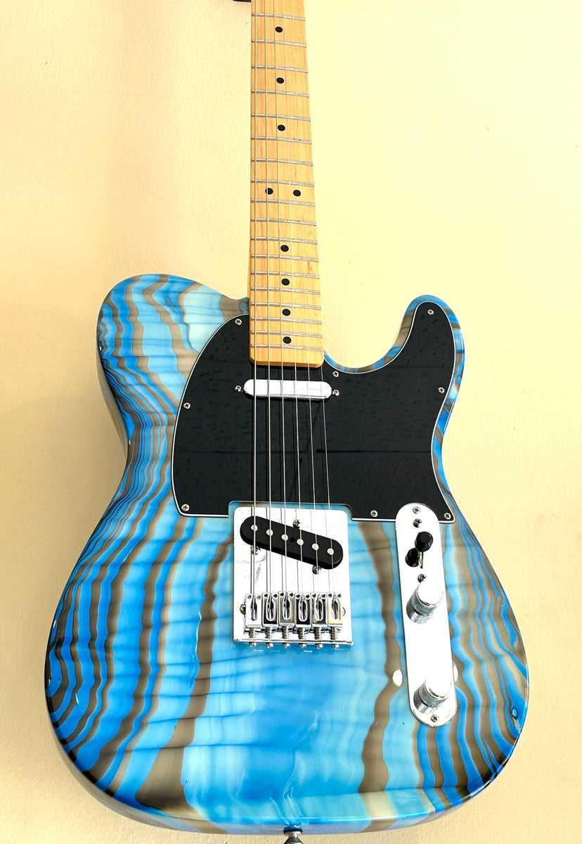 Fender Telecaster FSR Swirl Blue Electric Guitar 2013 – 917pawnshop