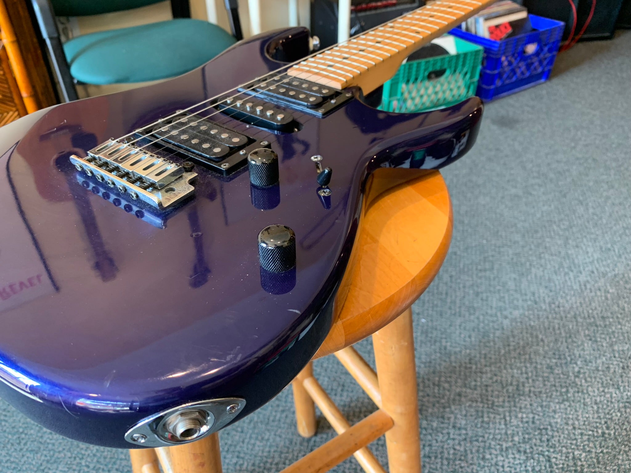 1995 Ibanez RX 170 RX Series Electric Guitar Jewel Blue