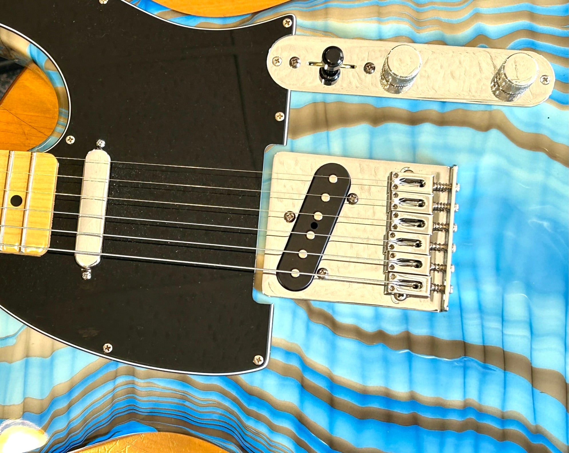 Fender Telecaster FSR Swirl Blue Electric Guitar 2013