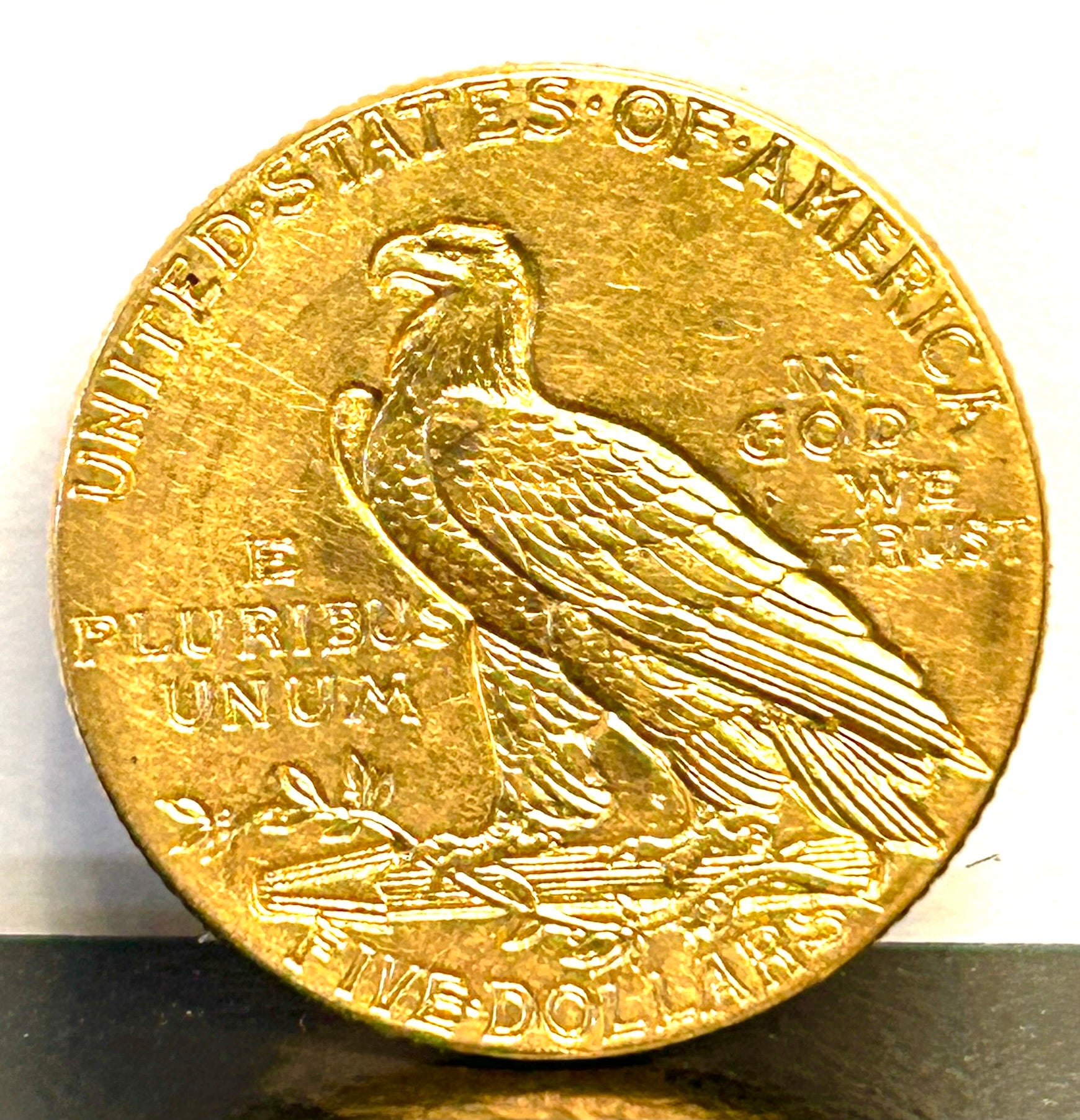 1913 $5 Indian Head Gold Half Eagle Coin