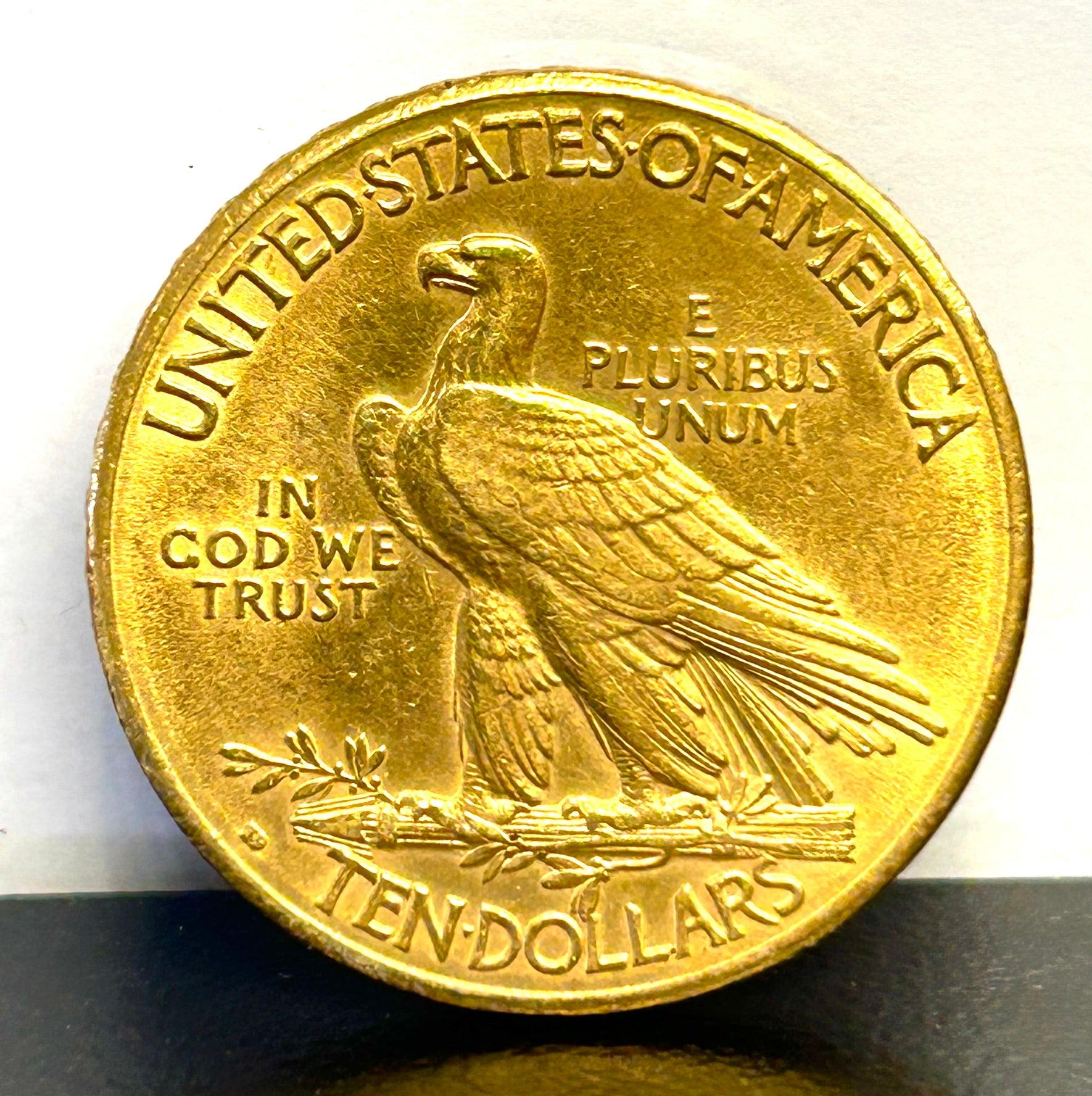 1909 D $10 Gold Indian Head Eagle Coin
