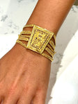 22k 916 KDM Gold Indian Wedding Bracelet - 35 Grams