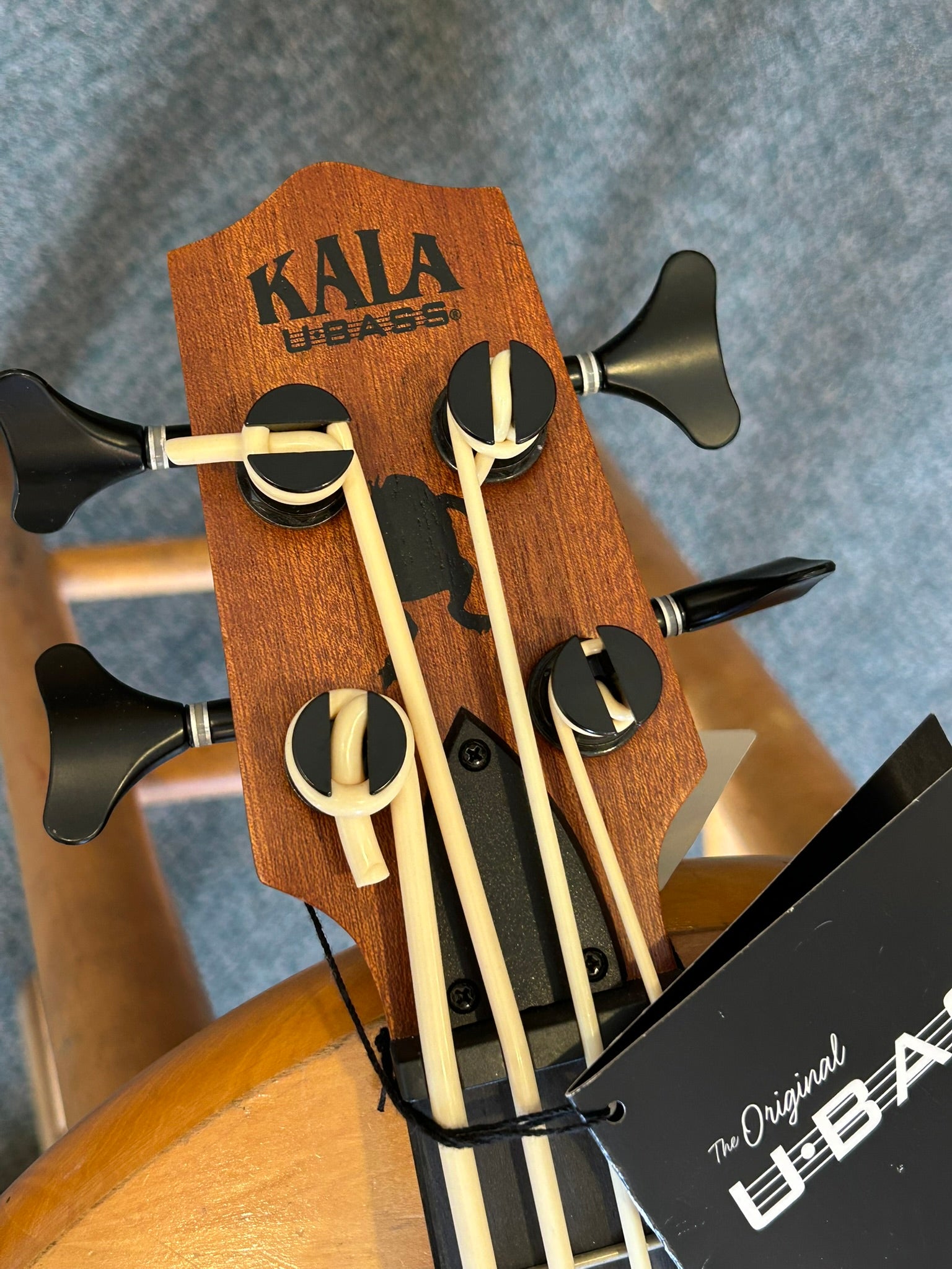 Kala Journeyman Acoustic-Electric U-Bass Guitar with F-Holes