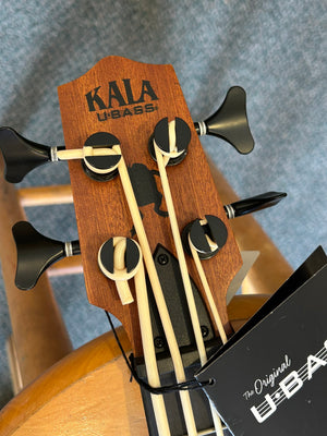 Kala Journeyman Acoustic-Electric U-Bass Guitar with F-Holes