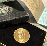 1981 Mark Twain American Arts  1 Ounce Gold Coin With Box and COA