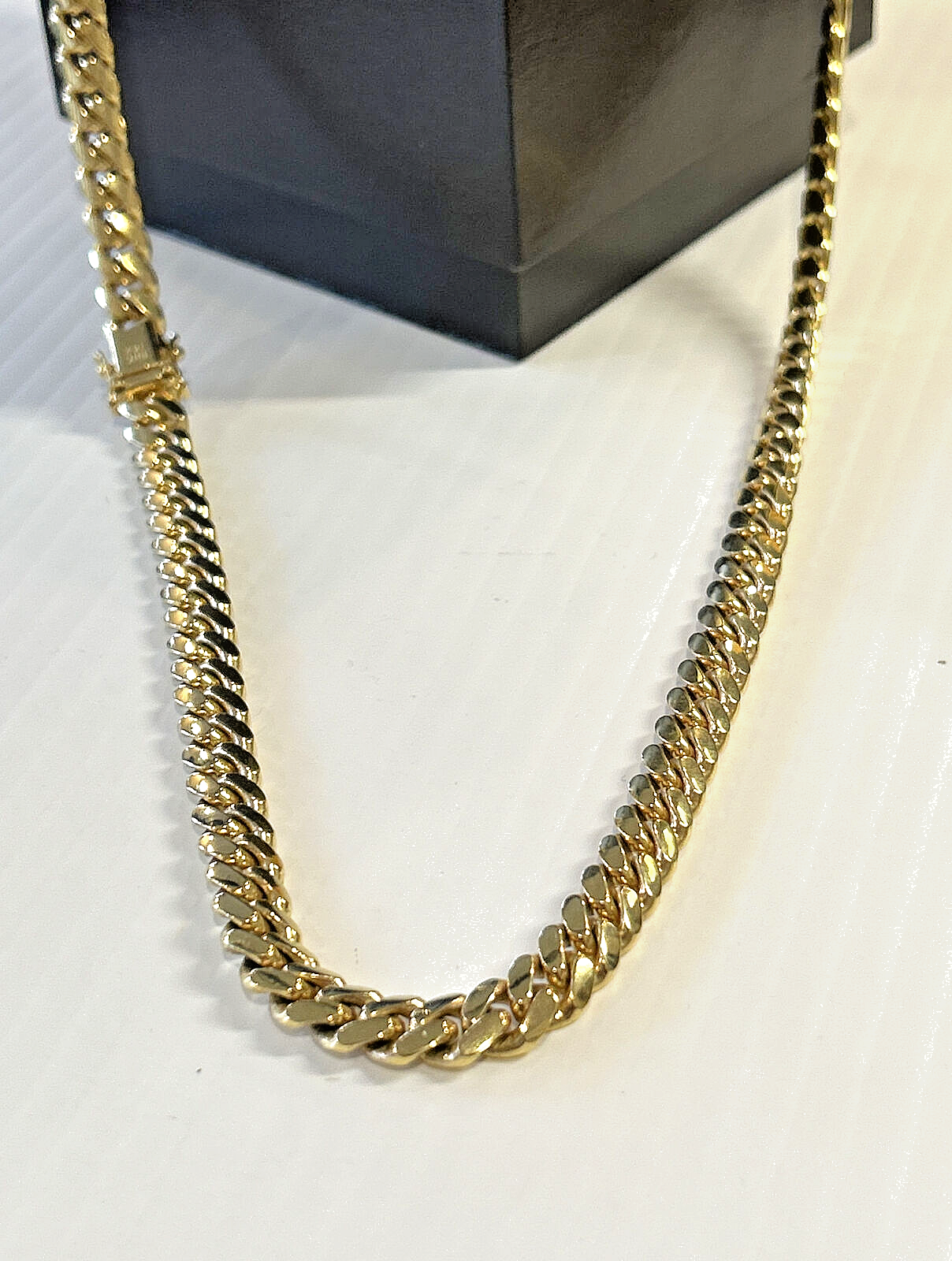 14k Gold Solid Miami Cuban Link Chain - 26 Inch - 8.3mm - 141.3 grams