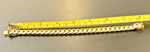 14k Miami Cuban Link Bracelet 8 inch - 68.8Gr - 10.2mm