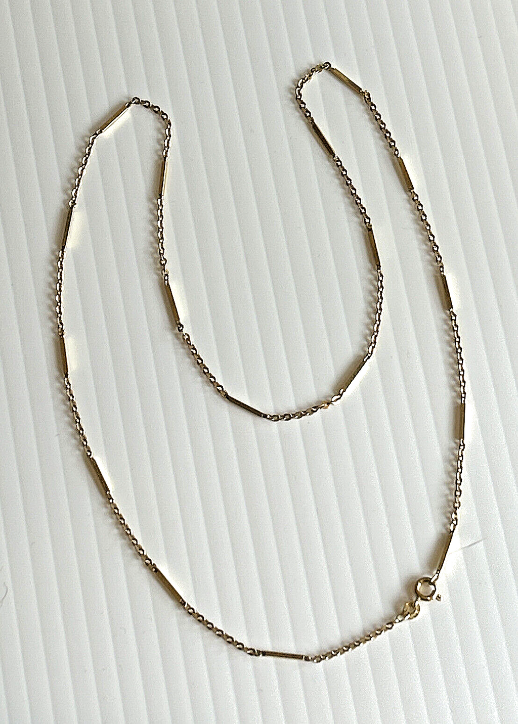 18k 750 Gold Italy UnoAErre Necklace / Chain - 24 Inch - 7.2 Grams