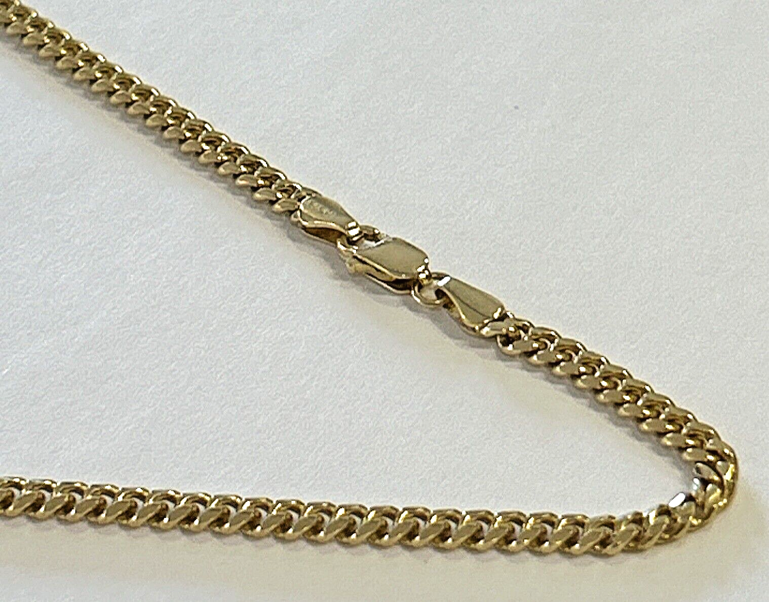 14k Italy Solid Cuban Link Chain - 20 Inch - 3.5mm - 19.0 grams