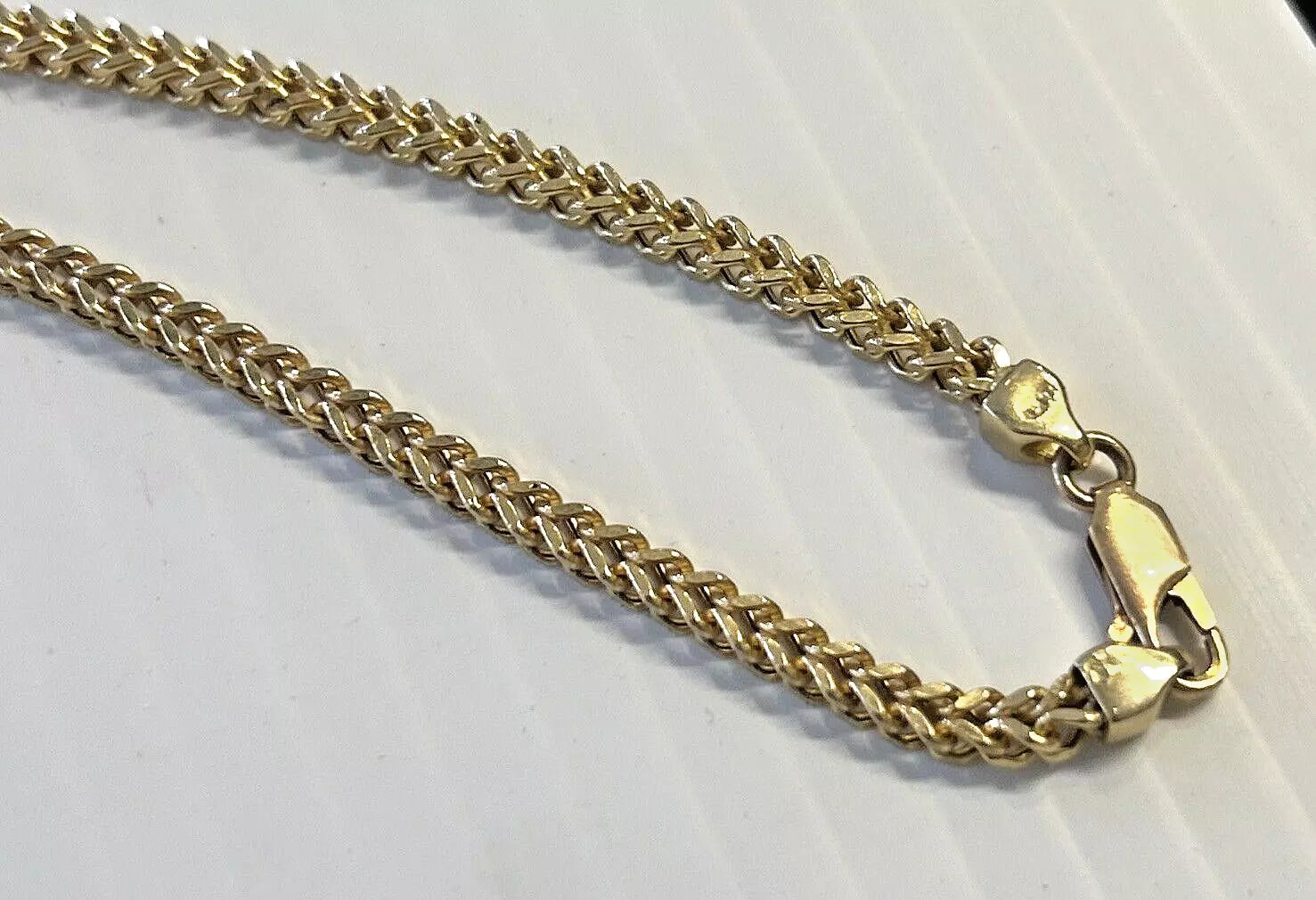 14k 585 Gold Franco Chain 24" ~ 14.2 grams ~ 3mm