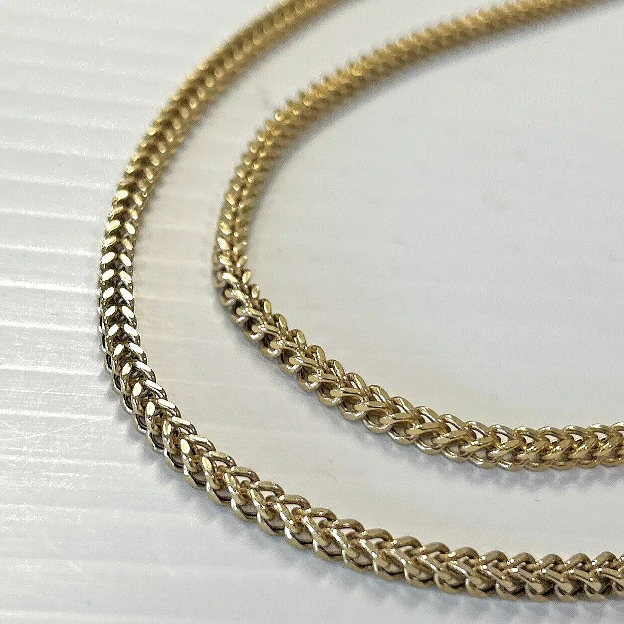 14k 585 Gold Franco Chain 24" ~ 14.2 grams ~ 3mm