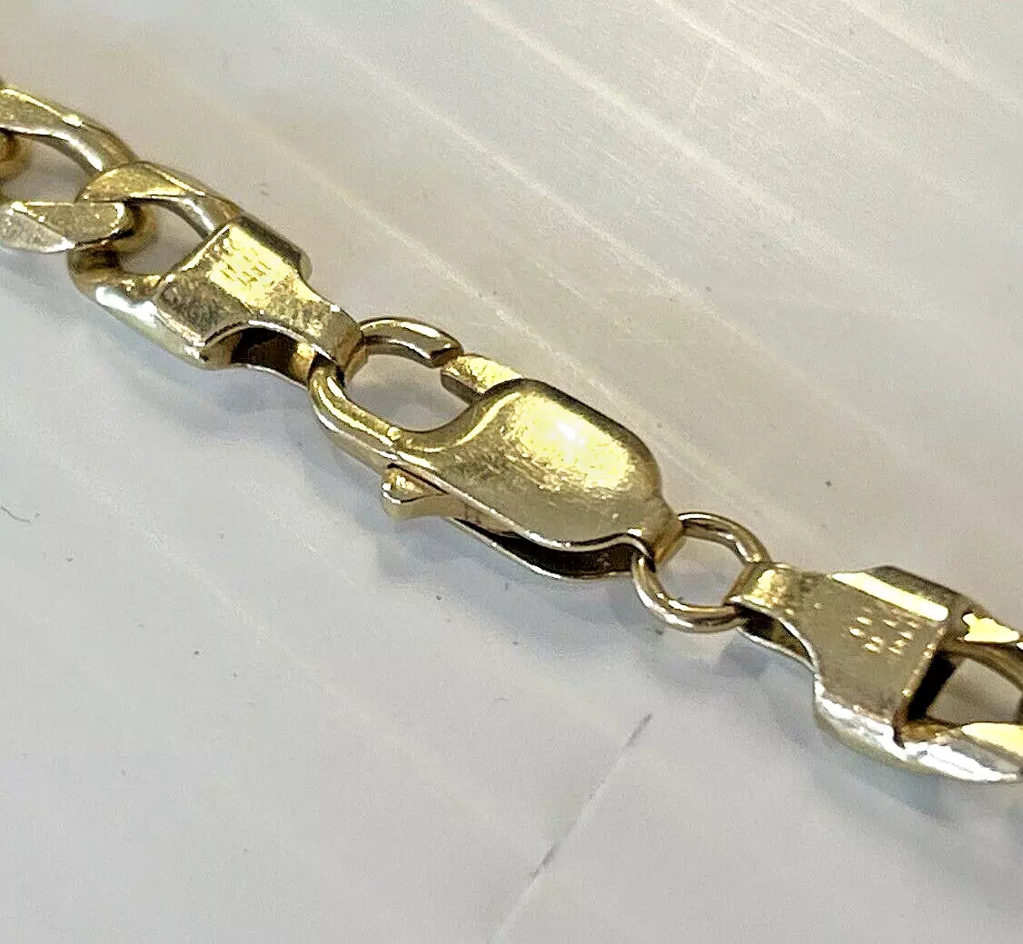 14k Italian Figaro Chain 23 Inch, 47 Grams, 6.7mm