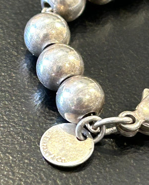 Tiffany & Co. HardWear Graduated Bead Ball Necklace 925 Sterling Silver