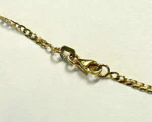 14k Gold 585 Chain 24" Inch, 3.7 grams, 2mm