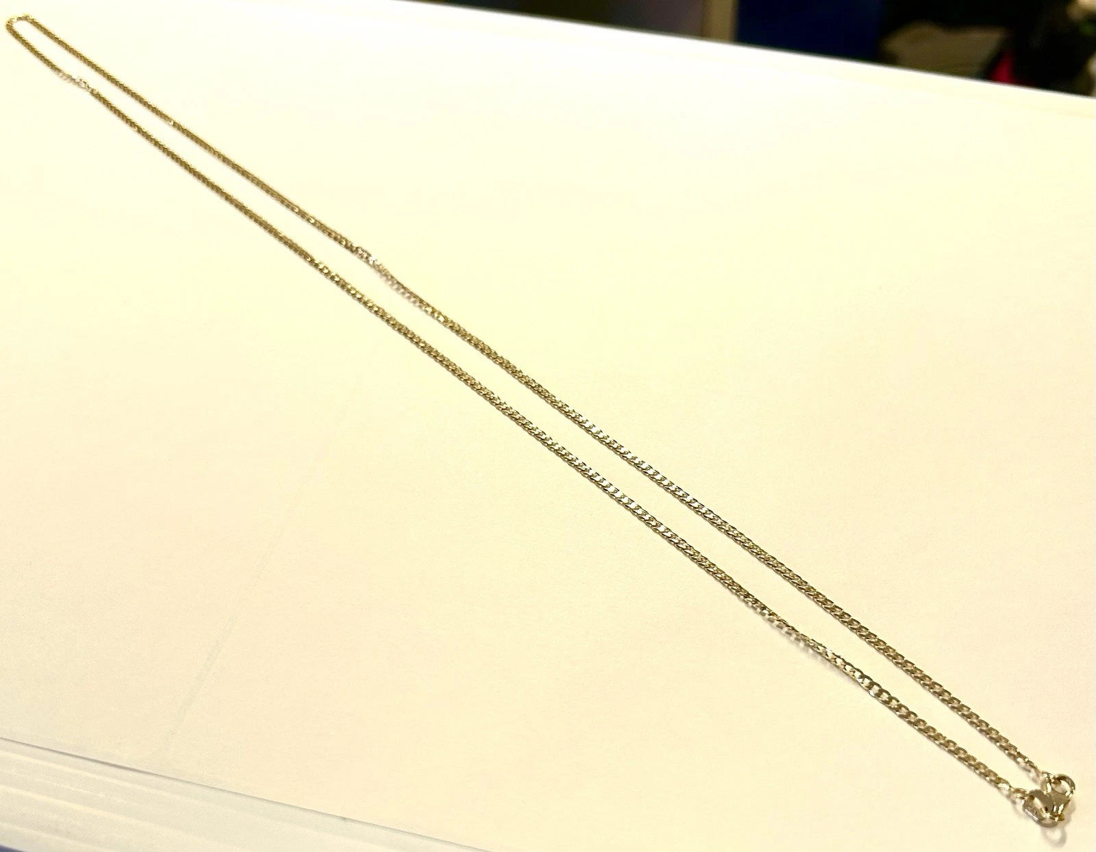 14k Gold 585 Chain 24" Inch, 3.7 grams, 2mm