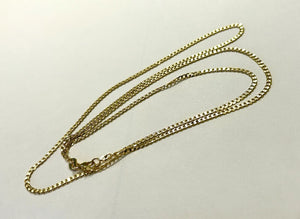 14k Gold 585 Chain 24" Inch, 3.7 grams, 2mm