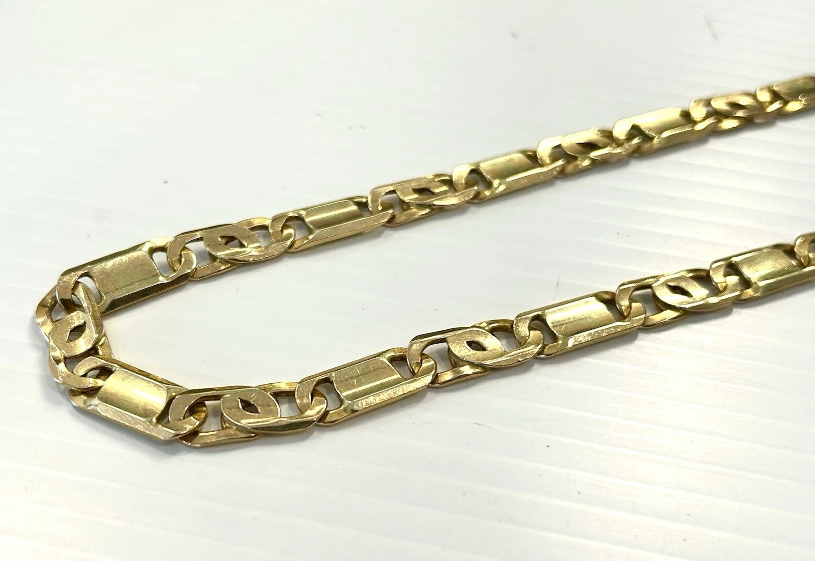14k Solid Gold Italian Chain 24" Inches - 97.8 grams - 9.1mm