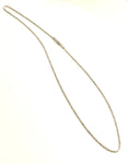 14k Solid Gold Diamond Cut Rope Chain - 18 inch, 3.9 grams, 1.4 mm