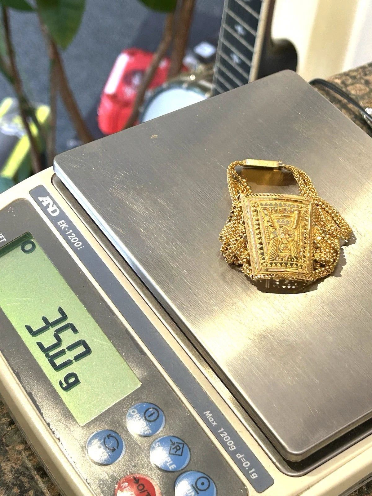22k 916 KDM Gold Indian Wedding Bracelet - 35 Grams