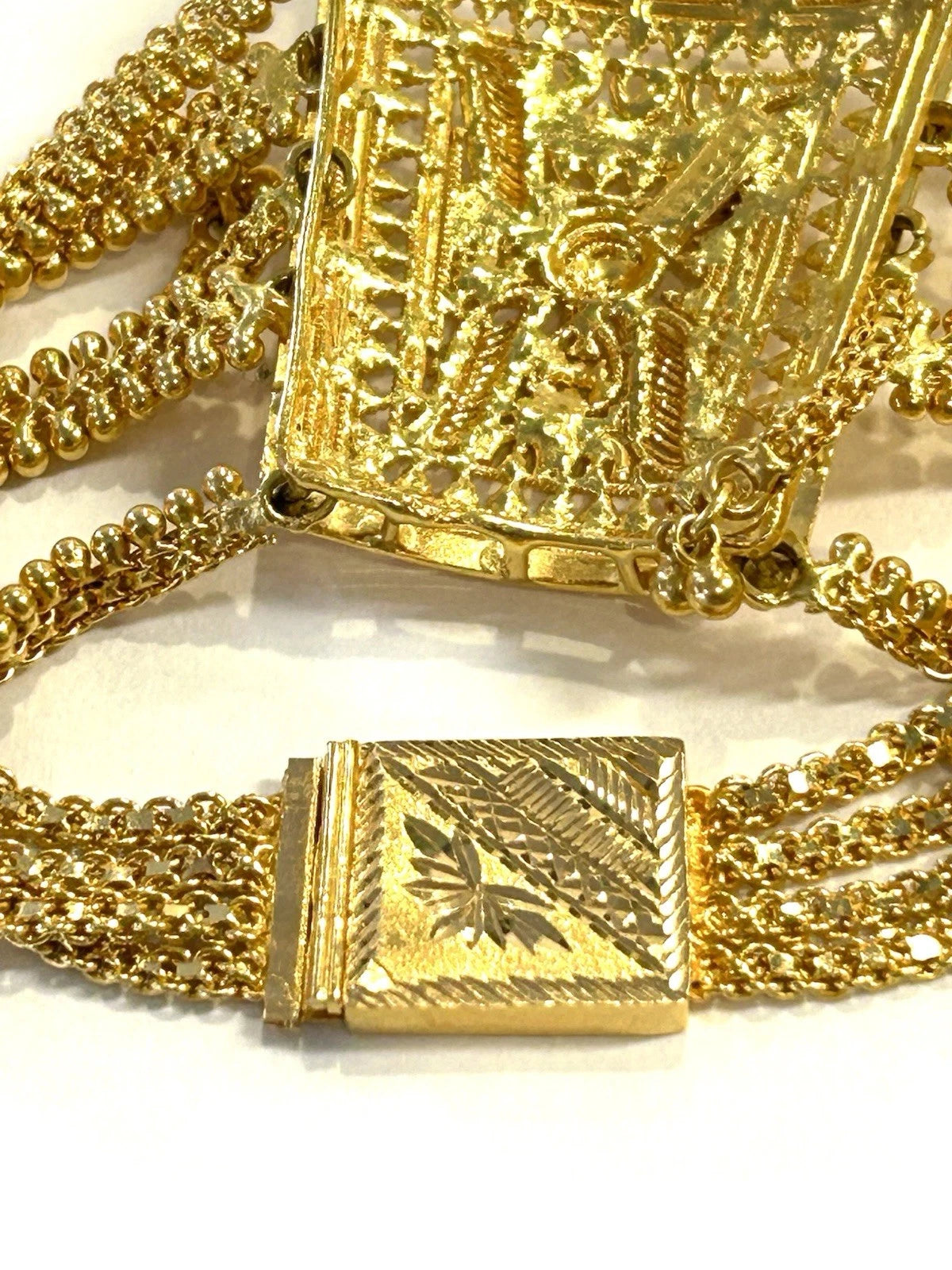 22k 916 KDM Gold Indian Wedding Bracelet - 35 Grams
