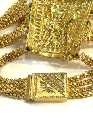 22k 916 KDM Gold Indian Wedding Bracelet - 35 Grams