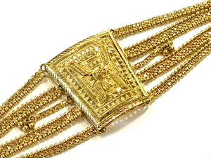 22k 916 KDM Gold Indian Wedding Bracelet - 35 Grams