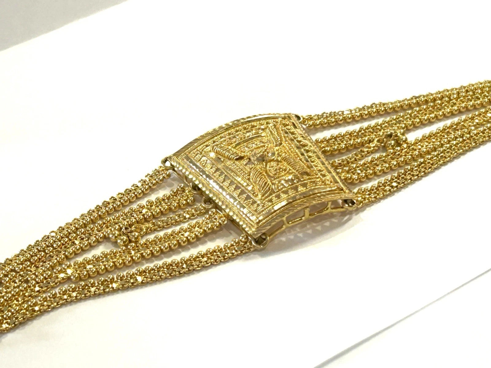 22k 916 KDM Gold Indian Wedding Bracelet - 35 Grams