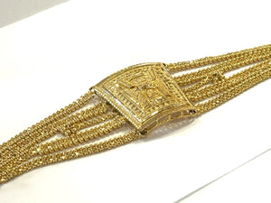 22k 916 KDM Gold Indian Wedding Bracelet - 35 Grams
