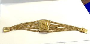 22k 916 KDM Gold Indian Wedding Bracelet - 35 Grams