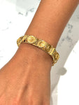 22k Gold Handmade Bangle Bracelet - 25 Grams - 12mm