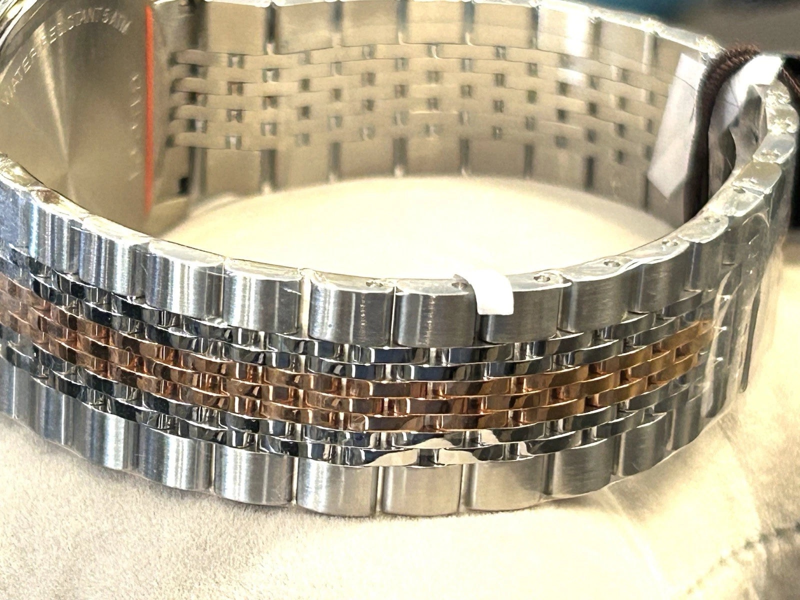 Gucci Men's YA126410 Gucci Timeless Steel and Pink PVD Black Dial Watch