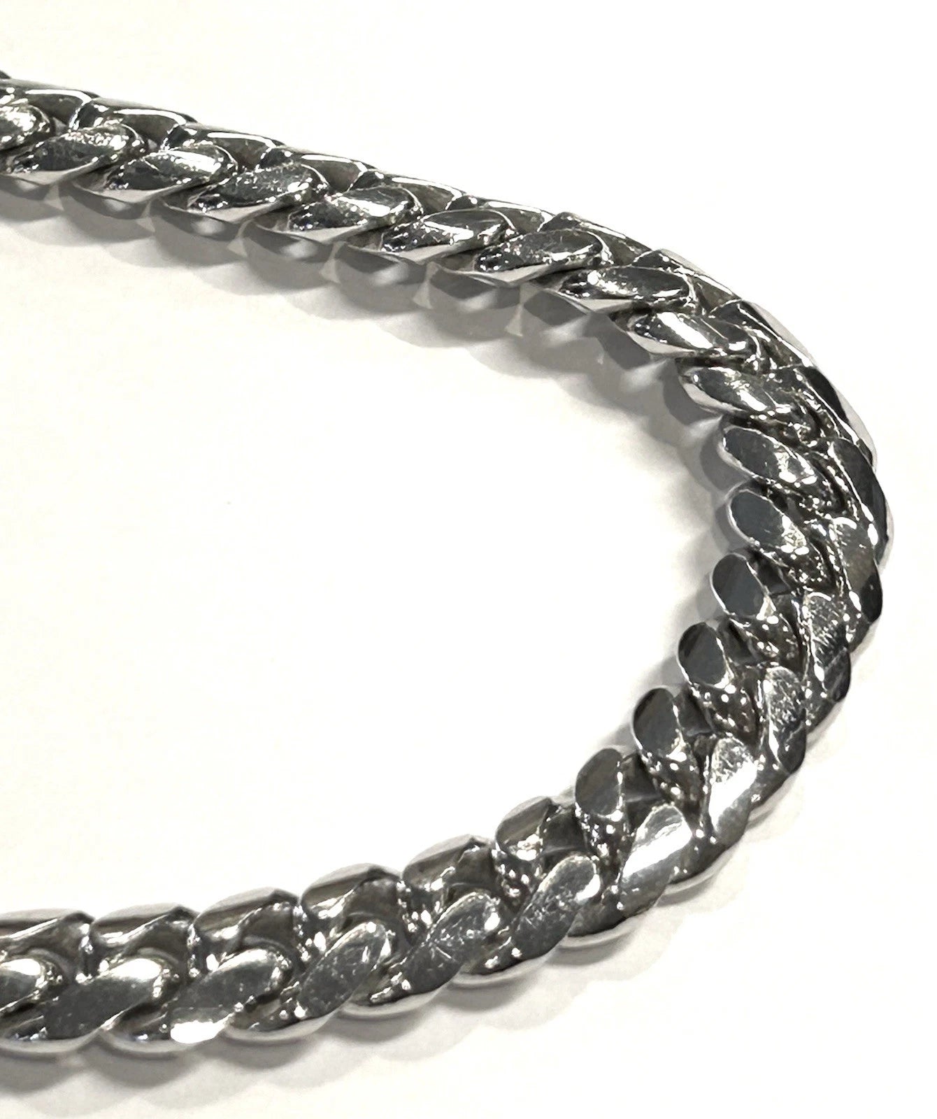 14k White Gold Miami Cuban Link Bracelet 8 inch - 48.0 Grams - 8.7mm