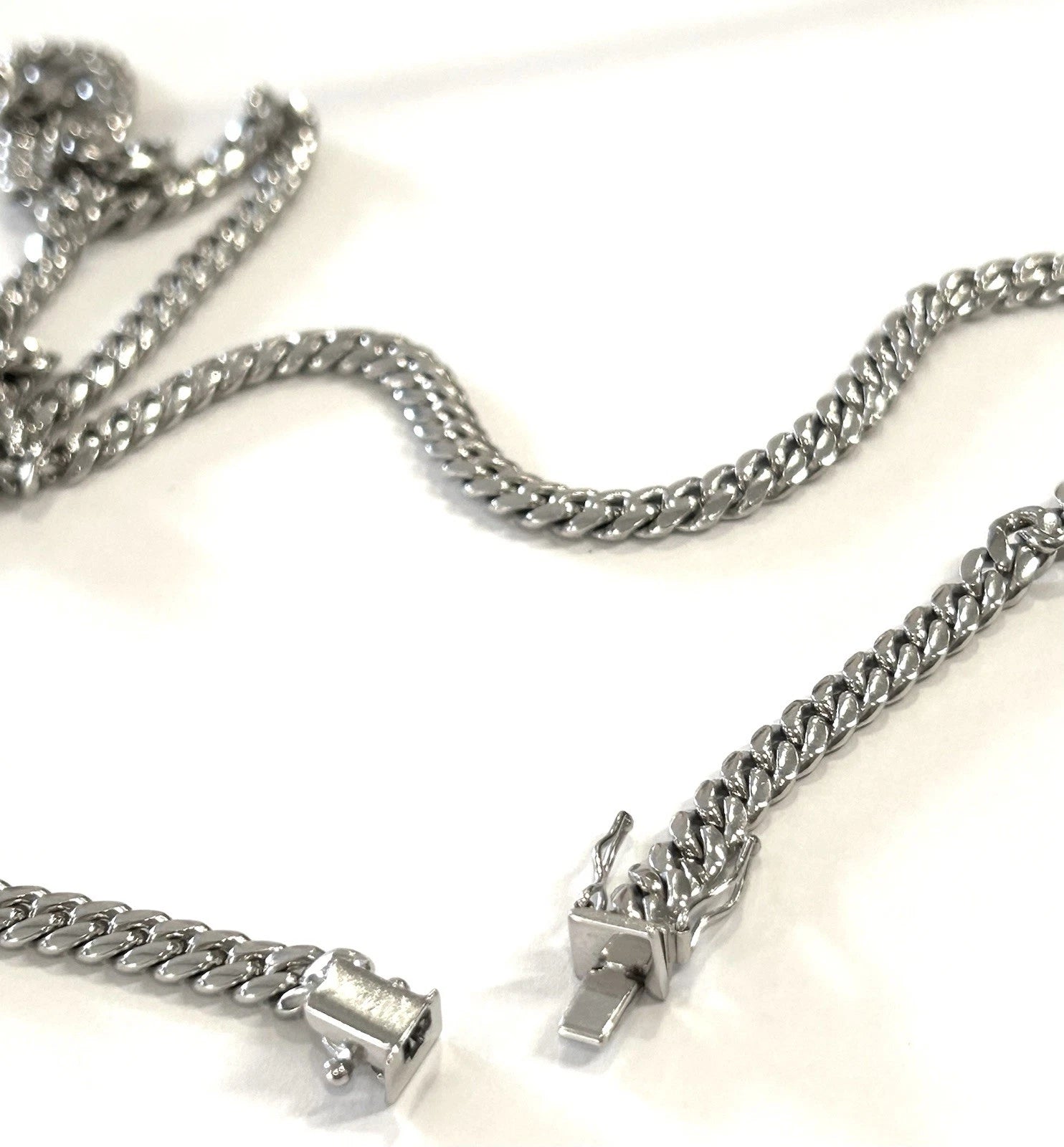 14k White Gold Miami Cuban Link Chain 26 inch - 52.5 Grams - 5mm