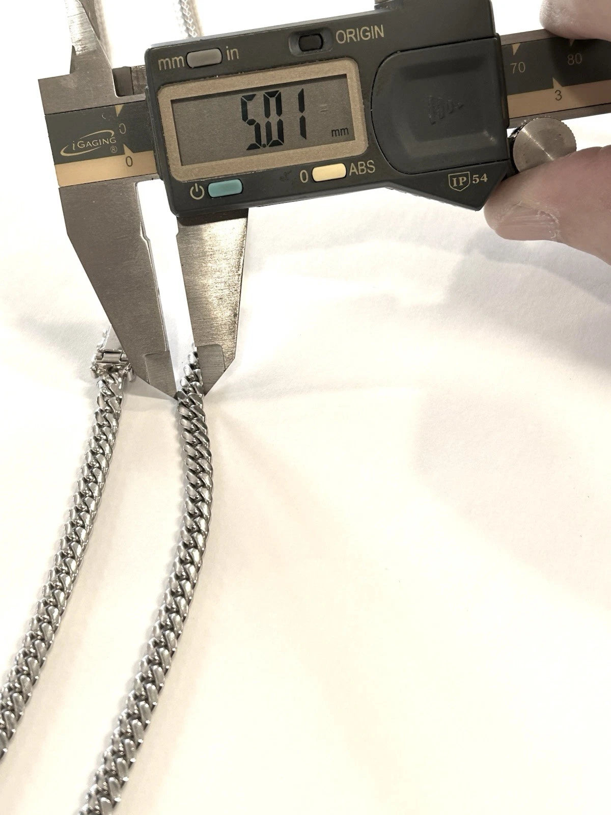 14k White Gold Miami Cuban Link Chain 26 inch - 52.5 Grams - 5mm