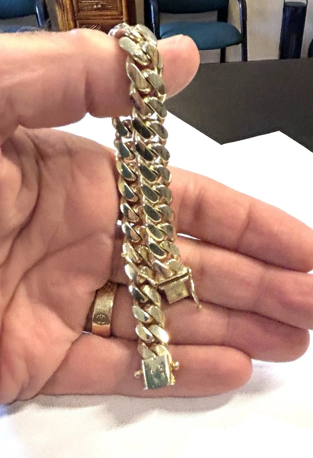 14k Gold Miami Cuban Link Bracelet 8 inch - 65.7 Grams - 10.3mm