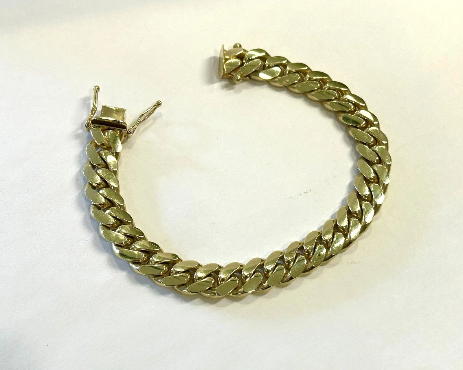 14k Gold Miami Cuban Link Bracelet 8 inch - 65.7 Grams - 10.3mm