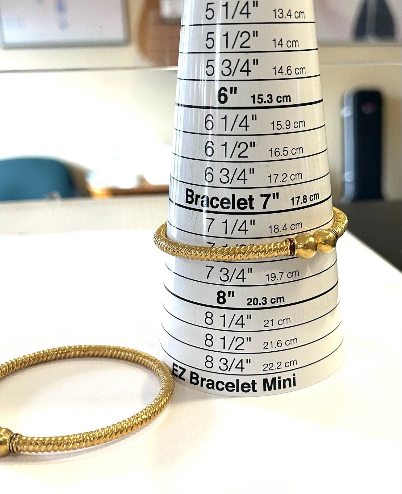 Pair 22k 916 Gold Bangle Bracelets 7.5" - 54.2 Grams - 4.5mm ea