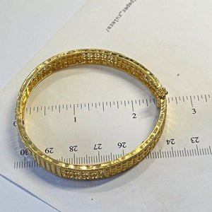 22k 916 Gold Ladies Bangle Bracelet - 16.4 Grams