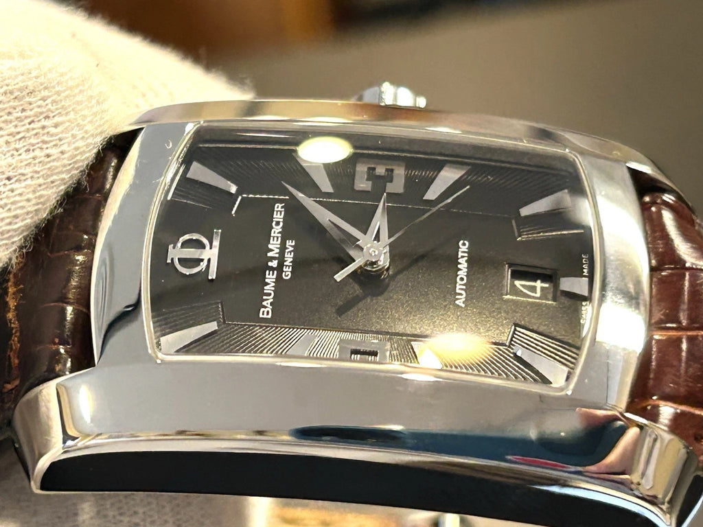 Baume & Mercier Hampton Automatic Wristwatch 65447 Stainless Steel / Leather