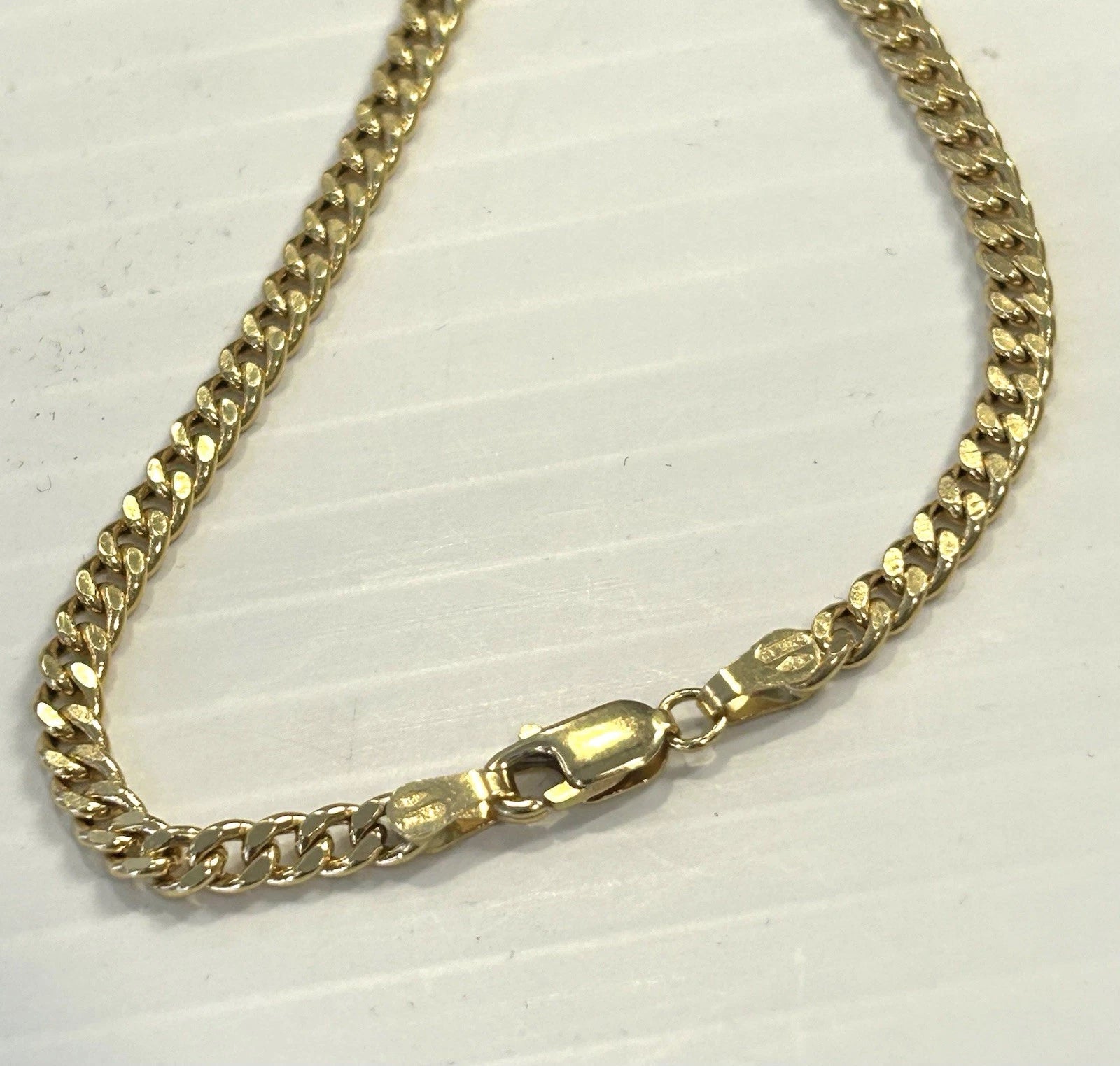 18k Gold Italian Chain 19.5 Inches - 9.0 Grams - 3.5mm