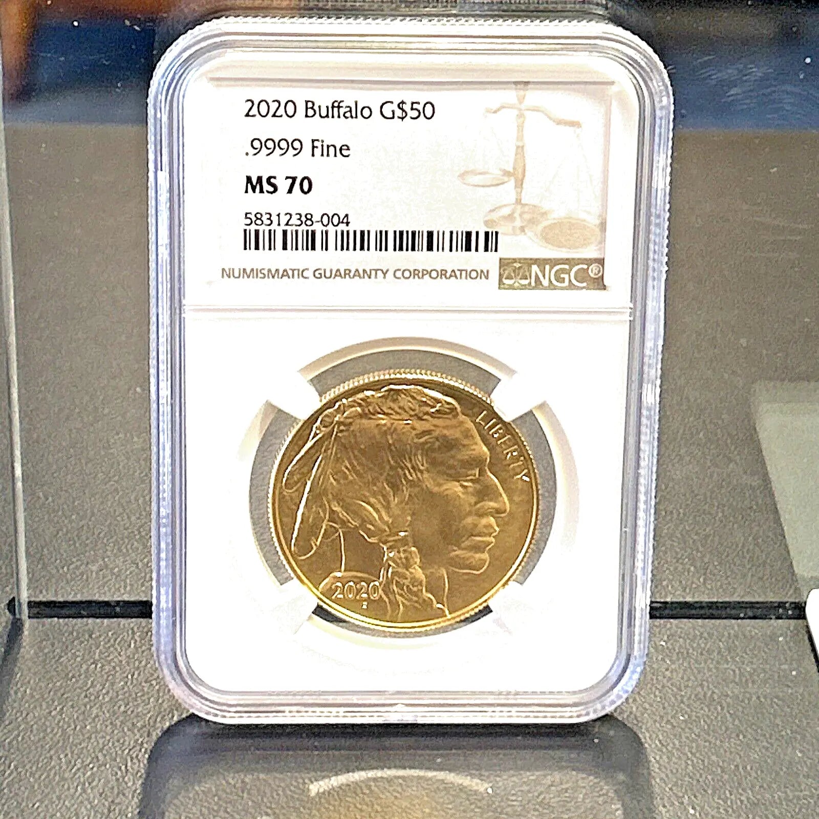 2020 Buffalo G$50 Gold Coin NGC MS70