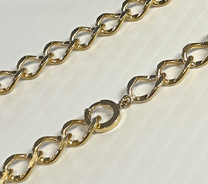 14k Vintage Solid 27 Inch Necklace / Chain ~ Estate Piece ~ 58.6 Grams ~ 9 mm