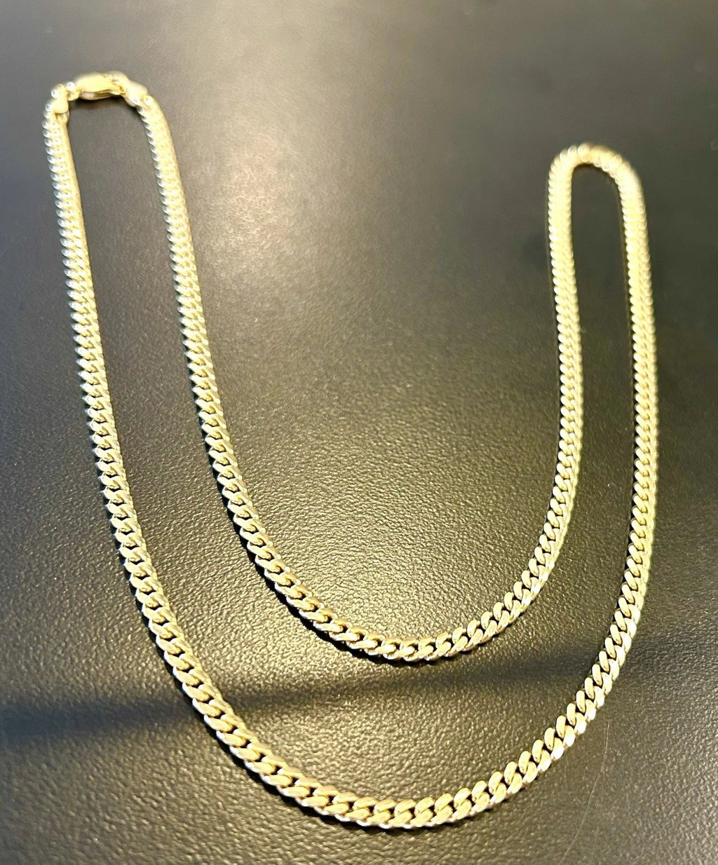 14k Gold Cuban Link Chain 22" Inch, 18.4 grams, 3.2mm