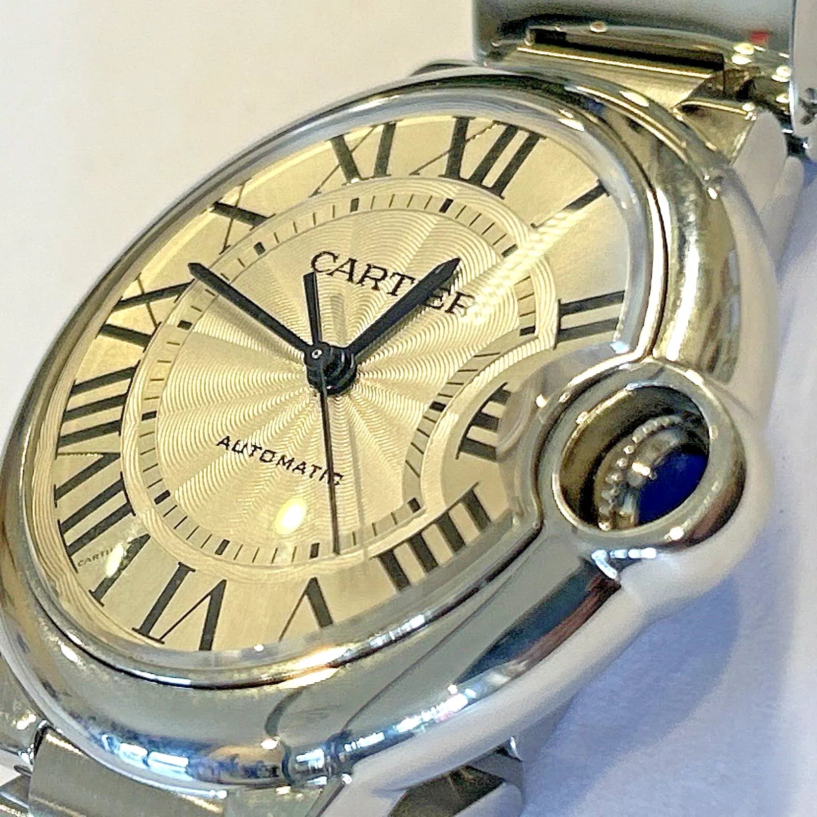 Cartier Ballon Bleu WSBB0048 4372 Stainless Steel Unisex 36MM Automatic Watch