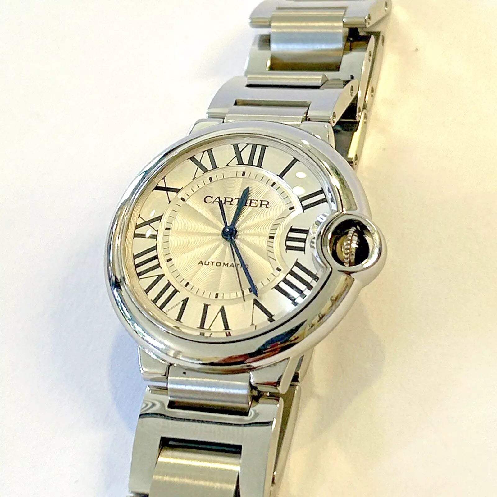 Cartier Ballon Bleu WSBB0048 4372 Stainless Steel Unisex 36MM Automatic Watch