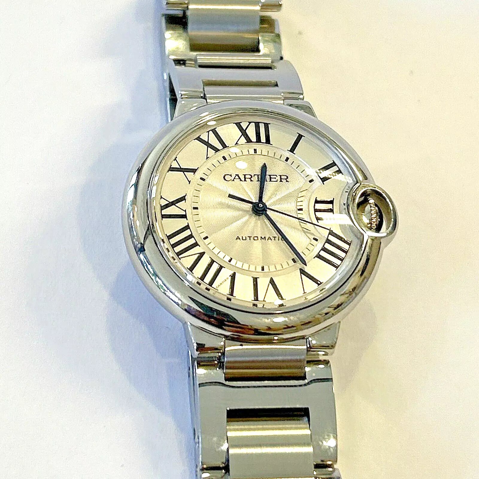 Cartier Ballon Bleu WSBB0048 4372 Stainless Steel Unisex 36MM Automatic Watch