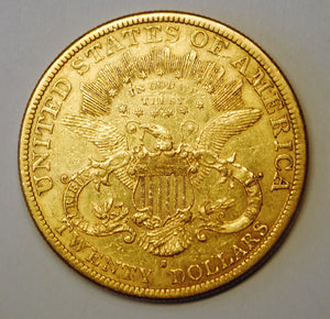 1879-S $20 Dollar Liberty Head Double Eagle Gold Coin