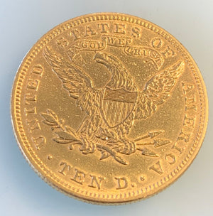 1899  $10 Dollar Liberty Gold Eagle Coin
