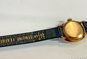 Antique 18k Gold Ladies Nivada Grenchen Wind Up Gold 17 Jewel Swiss Watch