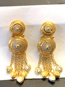 916 gold top jhumka designs
